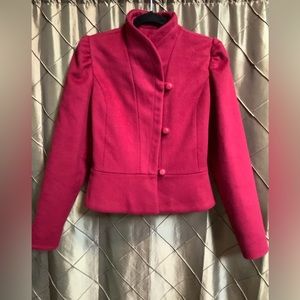 EUC- STUNNING Vintage 1980's ‘Portrait by Stevens’  Wool Blend Coat w/Peplum